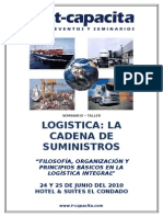 Temario - Logistica - La Cadena de Suministros 24 y 25 de Junio