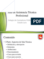 Presentación Sala Técnica Profesional (SATP) 