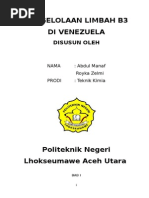 Download Makalah Pengelolaan Limbah B3 by M Arif Budiman SN255059917 doc pdf