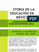 Historia de La Educación en México