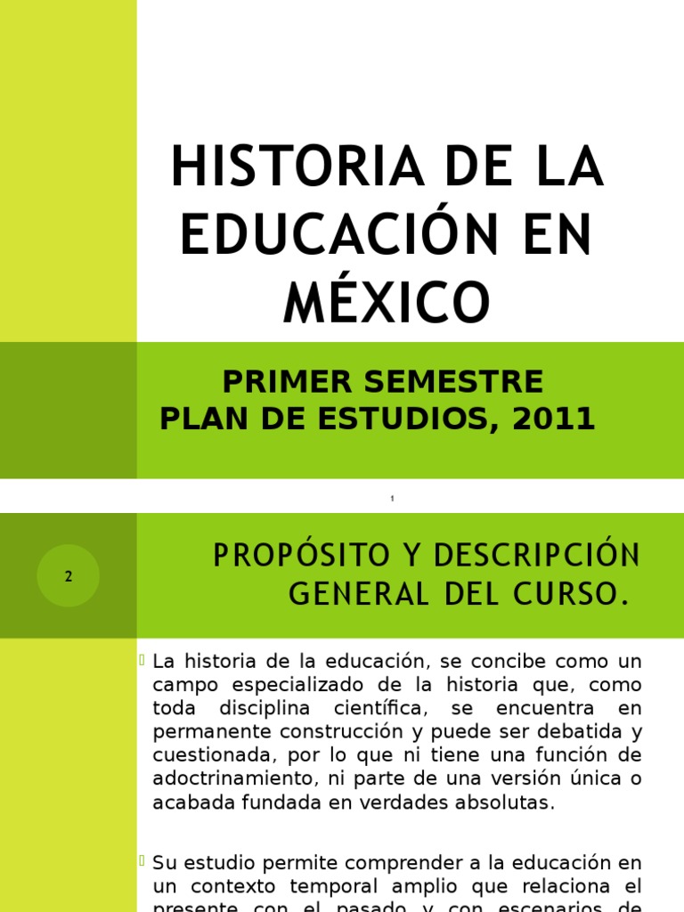Historia de La Educación en México | PDF | Educación primaria | México
