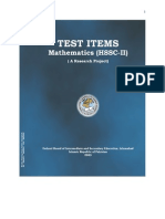 Math Test Item FSC Part 2