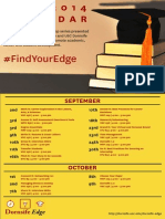 Edge Fall 2014 Poster (24 X 36)