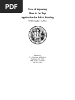 State of Wyoming Race To The Top