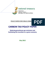 Carbon Tax Policy Paper May2013