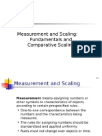 Measurement and Scaling