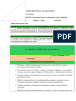 Plano Anual de Biologia 2012