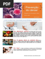 Campanha de prevenção do câncer 