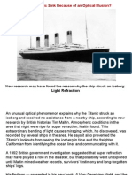 Did the Titanic Sink Because of an Optical Illusion
