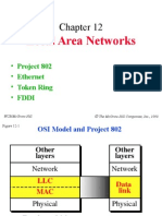 Local Area Networks: - Project 802 - Ethernet - Token Ring - Fddi