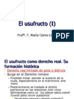 El Usufructo, Uso y Habitación (Grado)