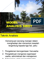 Metode Swot Dalam Kajian Lingkungan