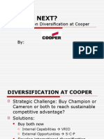 Cooper Diversification Case Study