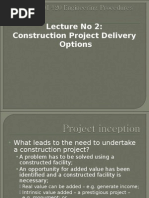 Construction Project Delivery