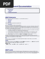 ABAP Statements Sap