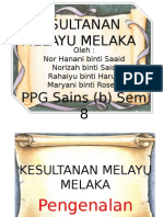 ZAMAN KESULTANAN MELAYU MELAKA Sem 8