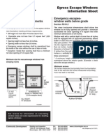 Basement Bedroom/ Sleeping Room Requirements Emergency Escapes-Window Wells Below Grade