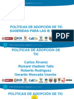 Políticas de Adopción  Tic