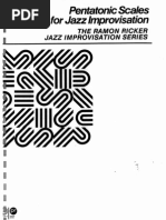 Ramon Ricker - Pentatonic Scales For Jazz Improvisation PDF | PDF