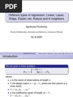 Types of Regression