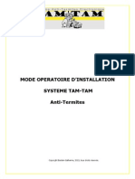 Mode Opératoire d'Installation Du Système Tam-Tam