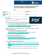 MII - U2 - Actividad 1. Expresión Verbal y Simbólica de Las Variables Relacionadas Con La Calorimetría y El Cambio de Fase