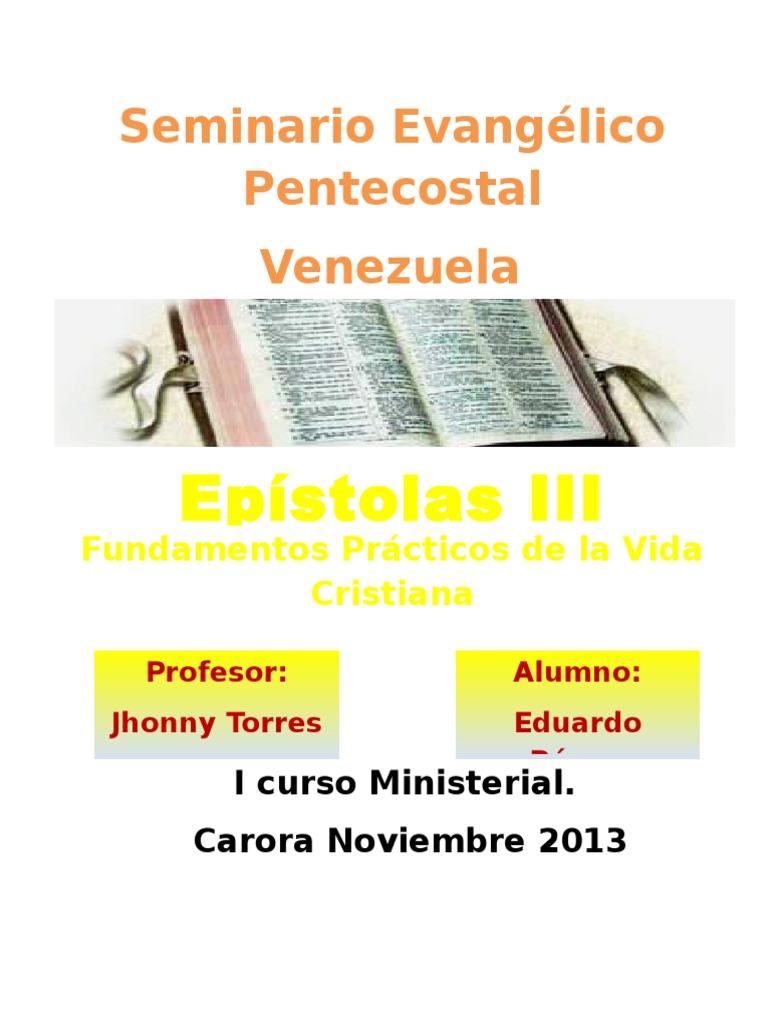 Fundamentos de La Vida Cristiana | PDF