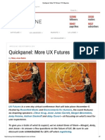Quickpanel - More UX Futures - UX Magazine