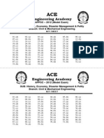 Test - 1 Key Sheet