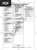 Sample Ballot