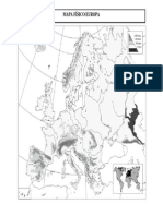 Mapa Mudo Fisico Europa