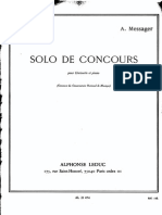 MESSAGER Solo de Concours