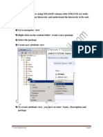 Go To Navigator View Right Click On The Content Folder Create A New Package Select The Package Create New Attribute View