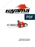 Manual Motosierras Toyama