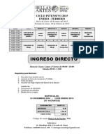 Ciclo Intensivo 2015