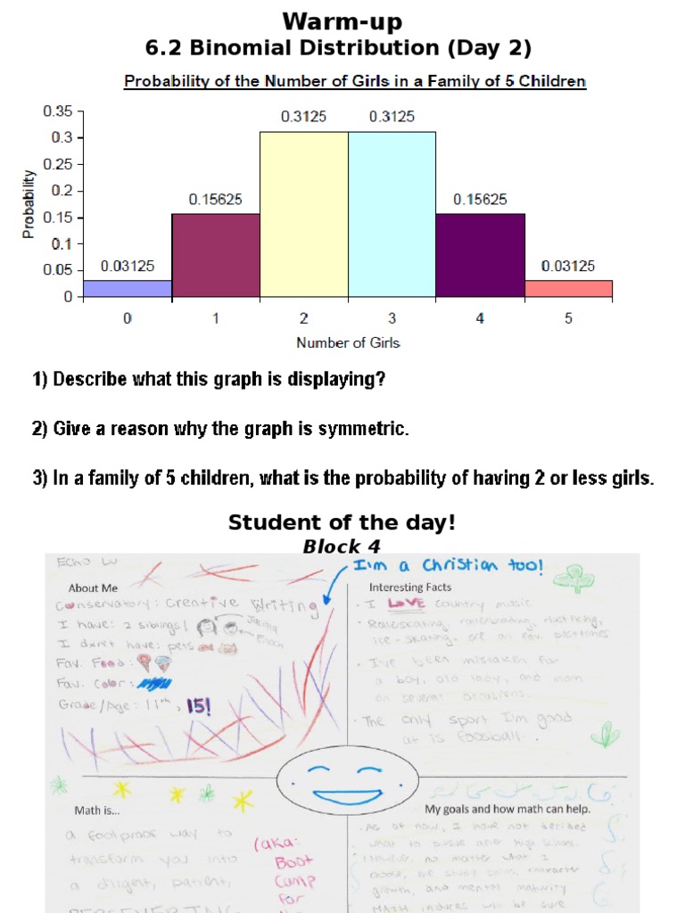 Binomial Distribution Probability Guide | PDF | Probability ...