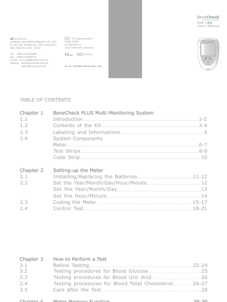 BeneCheck PLUS Multi-Monitoring System Guide | PDF | Medicine | Medical ...