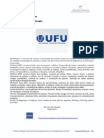 ‎Concurso UFU 2014 - TA 089/2014 - comentários das provas 2015 - 08-02-2015