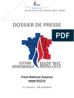 Dossier de Presse Departementales 2015