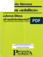 VARONE, François. El Dios Sadico - Ama Dios El Sufrimiento PDF