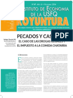 Pecados y Castigos: El Caso de Las Drogas Ilegales y El Impuesto A La Comida Chatarra