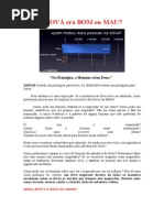 60- Jeová Era Bom Ou Mau