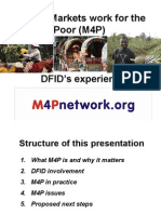 M4P - DFID's Experience