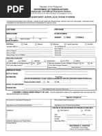 Passport Application Form