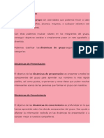 Dinámicas de Grupo PDF