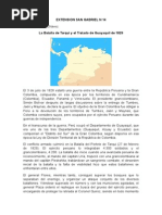 La Batalla de Tarqui y El Tratado de Guayaquil de 1829
