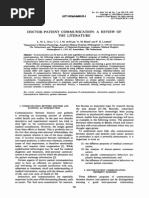 Doctor Patient Communication