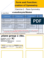 Field Exercise 2 - Plane Symmetry - Template - January 2015