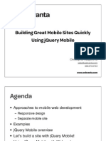 JQuery Mobile Webinar