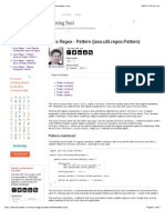 Java Regex - Pattern (Java - Util.regex - Pattern) - PDF